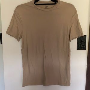 H&M Tan shirt/size- xs